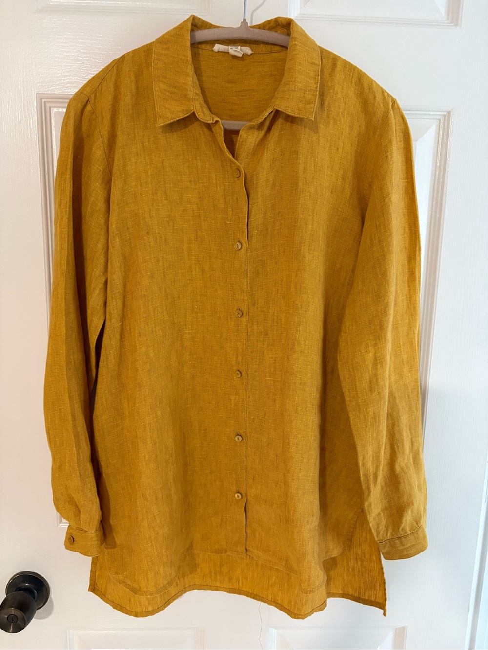 Eileen Fisher Long Sleeve Linen Shirt